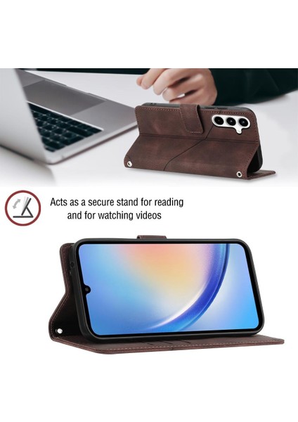 Samsung Galaxy A35 5g Için Kılıf Manyetik Deri Cüzdan Kapak Çevirin Kart (Yurt Dışından) fırsatları