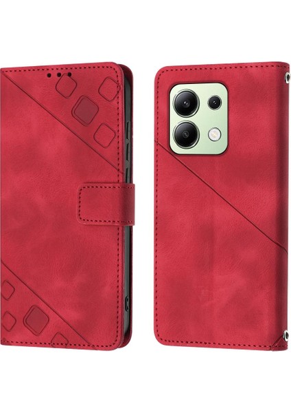 Xiaomi Redmi Için Not 13 4g Cüzdan Kapak Çevirin Manyetik Deri Kart (Yurt Dışından)