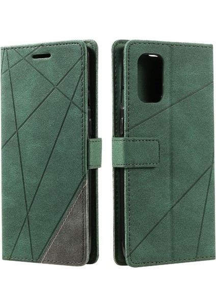 Oneplus 8t Kart Tutucu Kickstand Pu Deri Manyetik Cüzdan Flip Için Kılıf (Yurt Dışından)