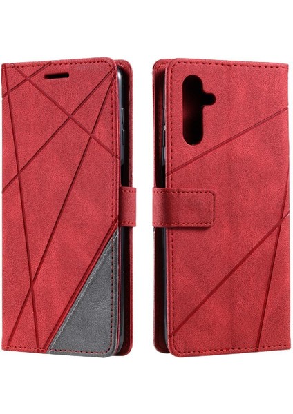 Samsung Galaxy A34 5g Darbeye Dayanıklı Kart Tutucu Kickstand Cüzdan Pu (Yurt Dışından)