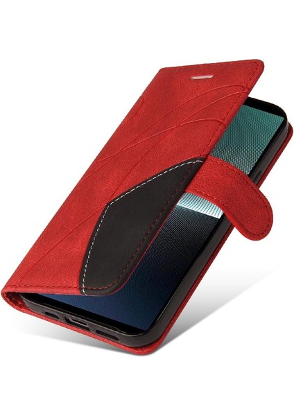 Sony Xperia 1V Pu Deri Flip Folio Kılıf Kickstand Koruyucu (Yurt Dışından)