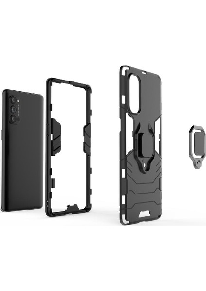 Oppo Oppo 4 Pro Askeri Damla Koruma Darbeye Kapak Halkası Için Kılıf (Yurt Dışından)