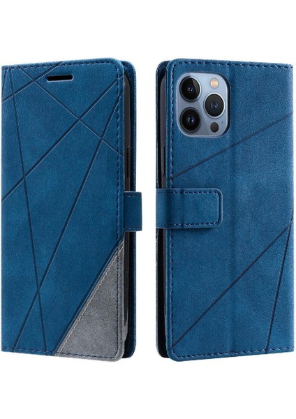 IPhone 14 Için Kılıf Pro Cüzdan Flip Folio Pu Deri Darbeye Kart Tutucu (Yurt Dışından)