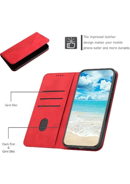 Xiaomi Redmi Için Not 13 4g Tam Koruma Pu Deri Kart Çevirme (Yurt Dışından)