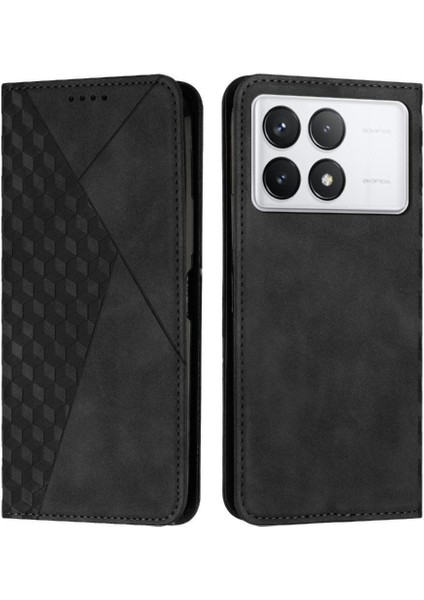 Xiaomi Poco X6 Pro Kart Ekleme Pu Deri Tam Koruma Için Kılıf (Yurt Dışından)