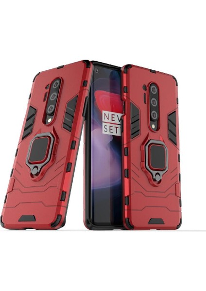 Oneplus 8 Için Kılıf Darbeye Kapak 360 &deg; Dönen Halka Askeri Damla (Yurt Dışından)