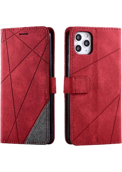IPhone 11 Için Kılıf Pro Max Cüzdan Flip Folio Darbeye Kart Tutucu Pu (Yurt Dışından)
