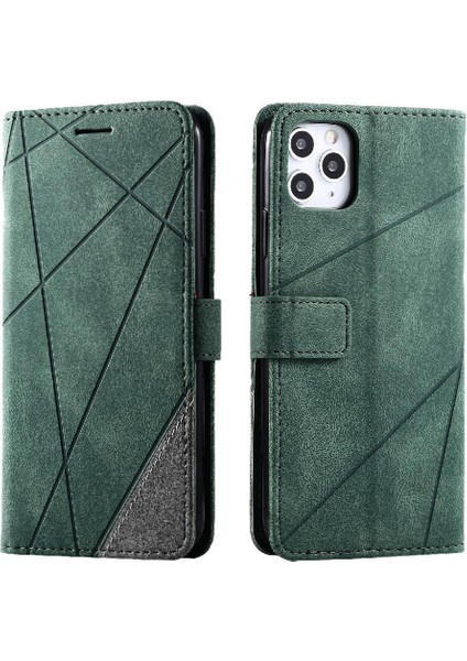 IPhone 11 Için Kılıf Pro Max Cüzdan Flip Folio Darbeye Kart Tutucu Pu (Yurt Dışından)