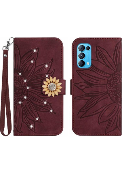 Oppo Oppo 5 Telefon Kılıfı Için Kılıf Flip Cüzdan Kredi Kartı Pu Deri Flip (Yurt Dışından)