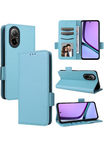 Realme C67 4g Cüzdan Manyetik Kart Yuvaları Için Kılıf Tutucu Pu Deri Yan (Yurt Dışından) fırsatları