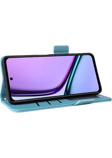 Realme C67 4g Cüzdan Manyetik Kart Yuvaları Için Kılıf Tutucu Pu Deri Yan (Yurt Dışından) indirimleri