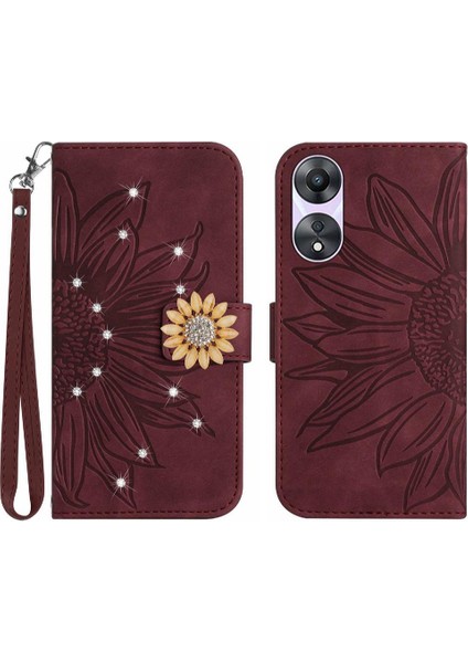 Oppo Oppo 8t 5g Telefon Kılıfı Için Kılıf Flip Cüzdan Kredi Kartı Darbeye Tpu (Yurt Dışından)