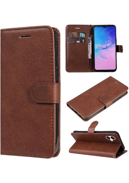Kart Yuvası ile Samsung Galaxy A05 Için Flip Case Iş Cüzdan Telefon Kılıfı (Yurt Dışından) fırsatları