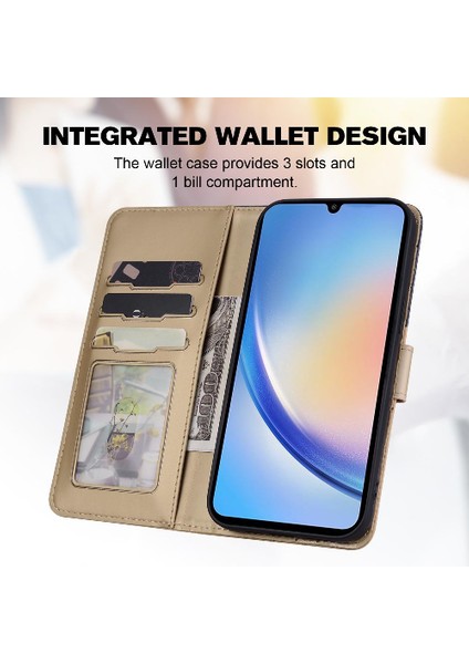 Samsung Galaxy A34 5g Için Kılıf Cüzdan Kılıf Darbeye Kapak Çevirin (Yurt Dışından) fırsatları