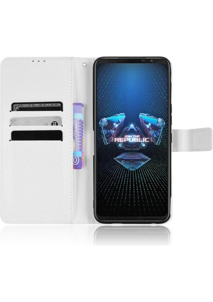 Asus Rog Telefon 5 Manyetik Cüzdan Kart Tutucu Kapak Kickstand Için Kılıf (Yurt Dışından) indirimleri
