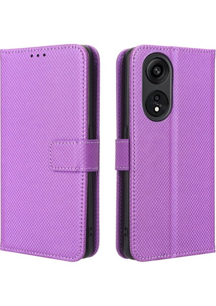 Oppo Oppo 8t 5g Kapak Için Kılıf Kickstand Manyetik Cüzdan Kart Tutucu (Yurt Dışından)