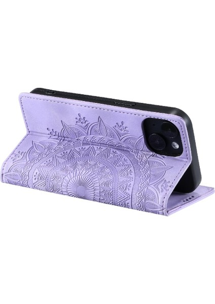 IPhone 15 Için Kılıf Artı Kart Ekleme Darbeye Kapak Kapak Tam Pu (Yurt Dışından)