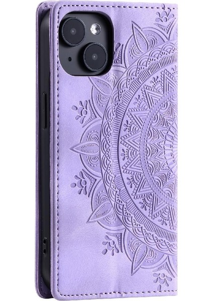 IPhone 15 Için Kılıf Artı Kart Ekleme Darbeye Kapak Kapak Tam Pu (Yurt Dışından)