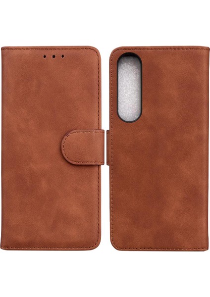 Sony Xperıa 1 Iv 2023 Için Flip Case Standı Tutucu Manyetik Premium Pu Kart (Yurt Dışından)