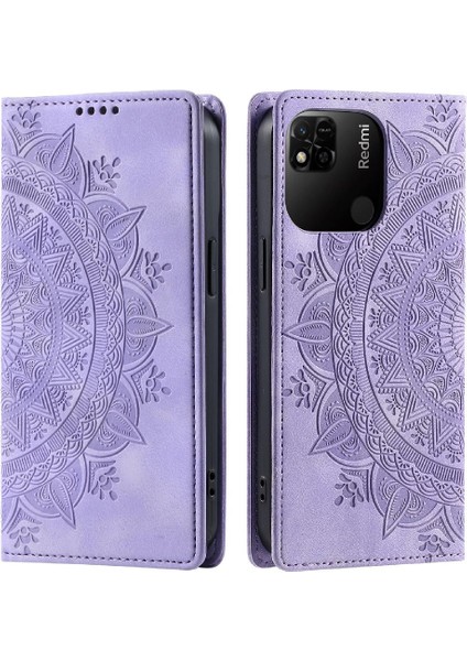 Xiaomi Redmi 10A Pu Deri Kart Ekleme Yan Toka Tam (Yurt Dışından)