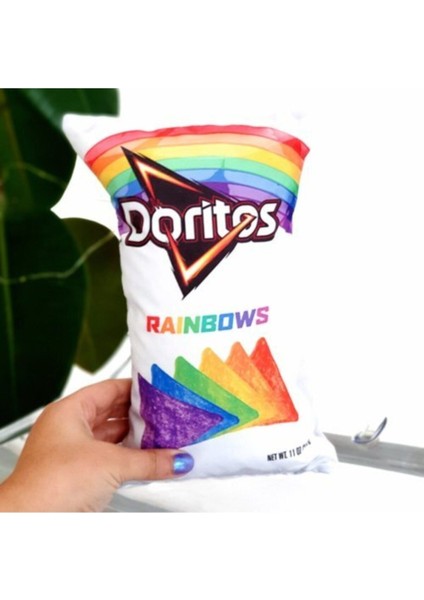 Rainbow Doritos Yastık