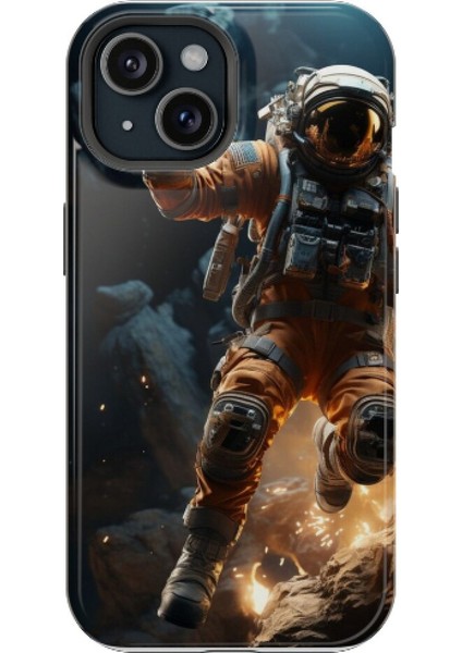 Apple iPhone 6 Uyumlu Silikon Kılıf - Astronot 11