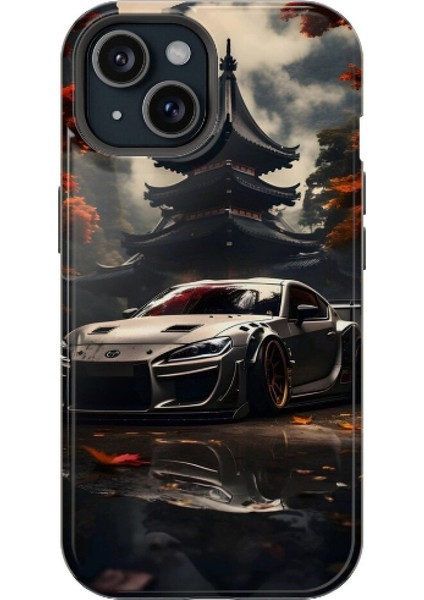 Apple iPhone 8 Plus Uyumlu Silikon Kılıf - Toyota Supra 2