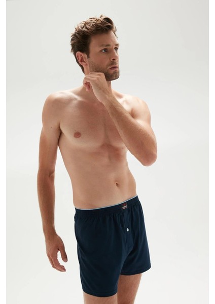 Erkek Penye Düz Renk Boxer 1400 - 3 Adet modelleri