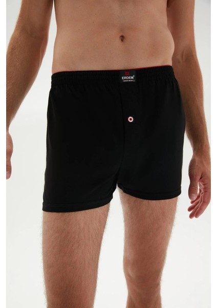 Erkek Penye Düz Renk Boxer 1400 - 3 Adet
