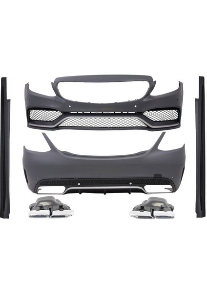 Mercedes w205 c63 amg body kit tampon seti komple 2014 / 2018