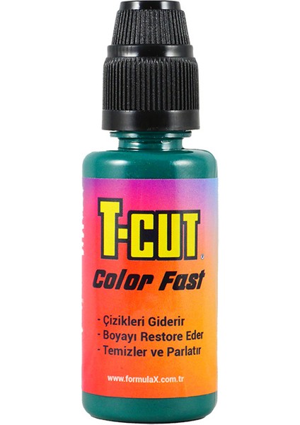 Colour Fast (100ML) (Yeşil) Hızlı Renklendirici & Çizik Giderici & Boya Restore Edici