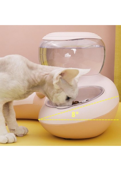 Evcil Hayvan Hazneli Kedi Köpek Mama ve Su Kabı Seti 1.4 lt Su modelleri