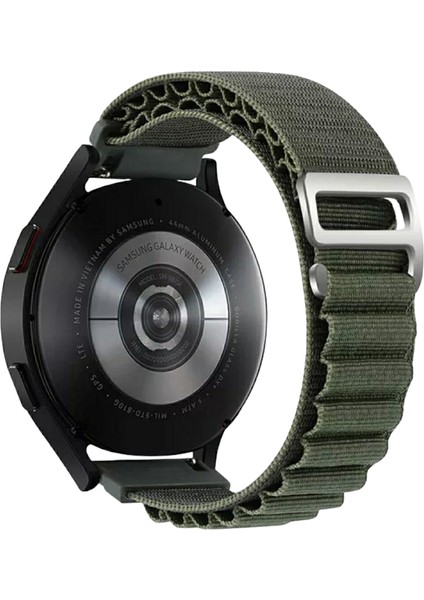 20 mm Universal Alpine Bant Kordon Akıllı Pimli Haki