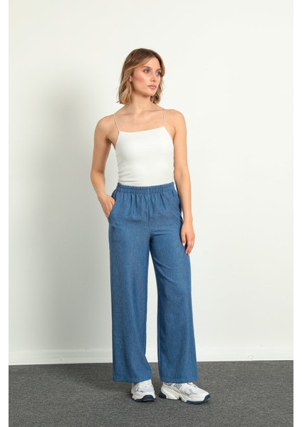 Kadın Bol Paça Keten Pantolon fiyatları