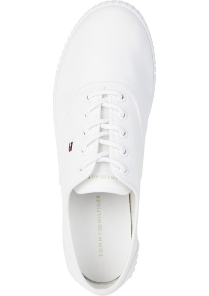 Tommy Hilfiger Beyaz Kadın Sneaker FW0FW07805YBS