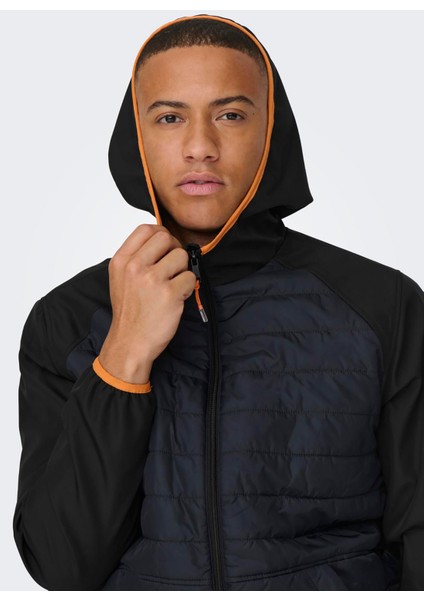 Normal Lacivert Erkek Ceket Onsanton Softshell Jacket Otw