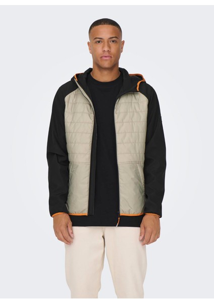 Normal Açık Kahve Erkek Ceket Onsanton Softshell Jacket Otw