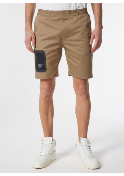 Normal Kahve Erkek Sweat Şort Kbtx S211 Repocket_repocket Regular