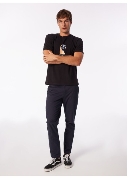 Bisiklet Yaka Siyah Erkek T-Shirt Jormarbella Front Tee Ss Crew Neck fiyatları