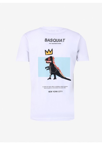 Bisiklet Yaka Baskılı Beyaz Erkek T-Shirt Kmtr S212 Neo_gallery Regular Fıt R fiyatları