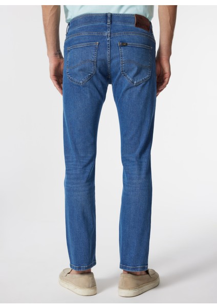 Normal Bel Slim Tapered Mavi Erkek Denim Pantolon L72A007G18
