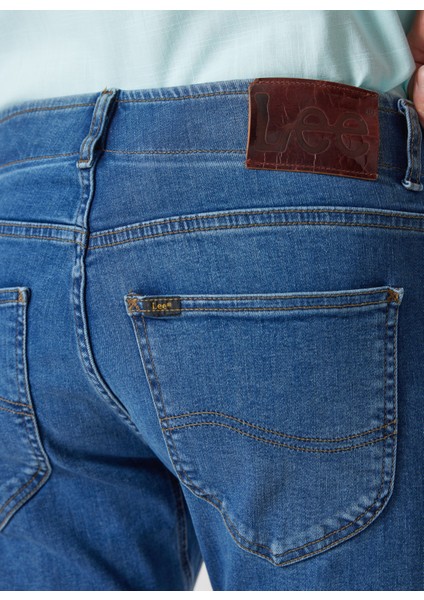 Normal Bel Slim Tapered Mavi Erkek Denim Pantolon L72A007G18