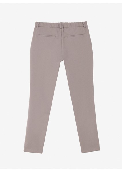 Normal Bel Düz Paça Standart Bej Erkek Pantolon BBSS24MPT015