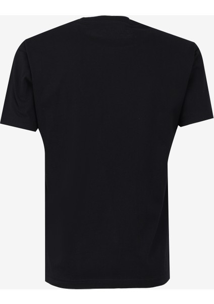 Bisiklet Yaka Baskılı Siyah Erkek T-Shirt Kmtp S202 Ks_commıttee Over Fıt Rıb fiyatları