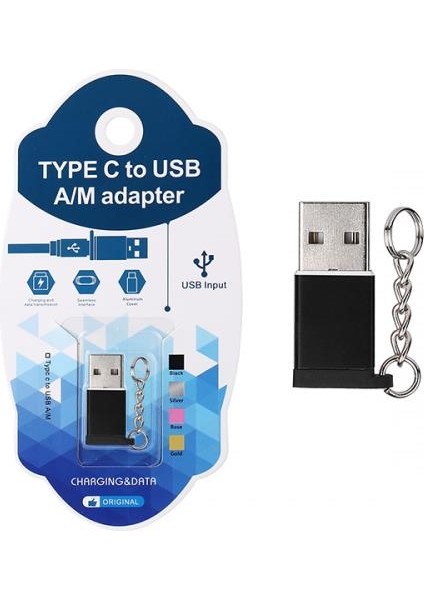 USB To Type-C Otg Adaptör Çevirici Aparat Dönüştürücü