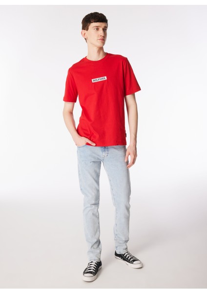 Bisiklet Yaka Kırmızı Erkek T-Shirt MW0MW34373 fiyatları