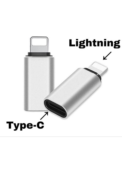 Type-C To Lightning Otg Adaptör Çevirici Aparat Dönüştürücü