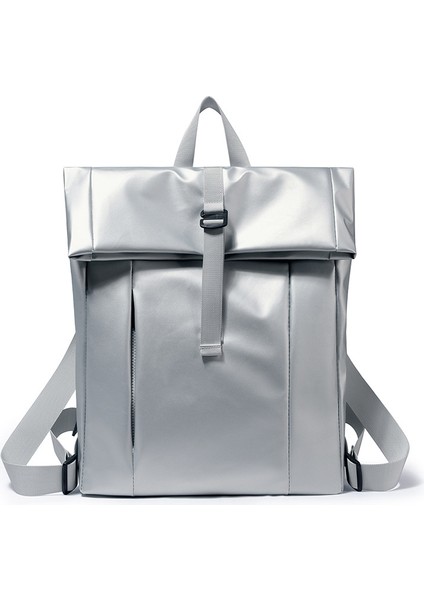 Moda Sırt Çantası Unisex Büyük Kapasiteli Öğrenci Okul Çantası Erkek ve Kadın Düz Renk Su Geçirmez Sırt Çantası (Yurt Dışından) modelleri