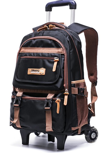 Öğrenci Arabası Okul Çantası Ortaokul Öğrencileri Çıkarılabilir Iki Amaçlı Günlük Sırt Çantası (Yurt Dışından)