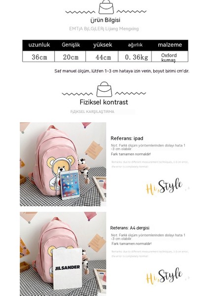 2023 Sonbahar ve Kış Yeni Kore Tarzı Öğrenci Schoolbag Kadın Büyük Kapasiteli Lise Öğrencisi Sırt Çantası Ayı Moda Hafif Sırt Çantası Ilköğretim Okulu Ortaokul (Yurt Dışından) fırsatları